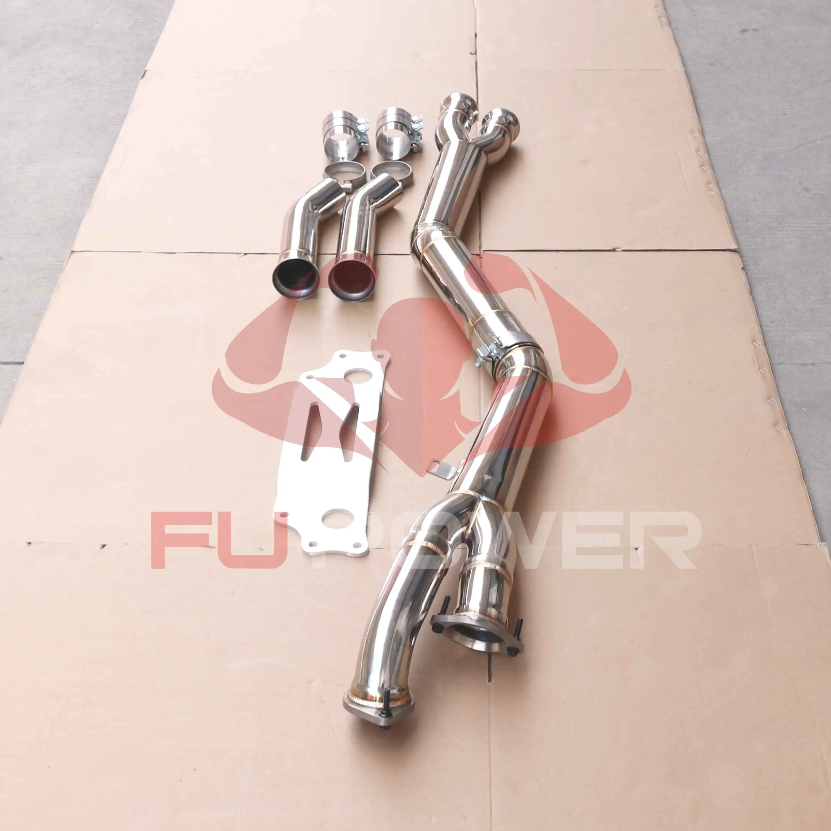 Tuyau d'échappement simple intermédiaire en acier inoxydable de haute qualité pour BMW G87 M2 1
