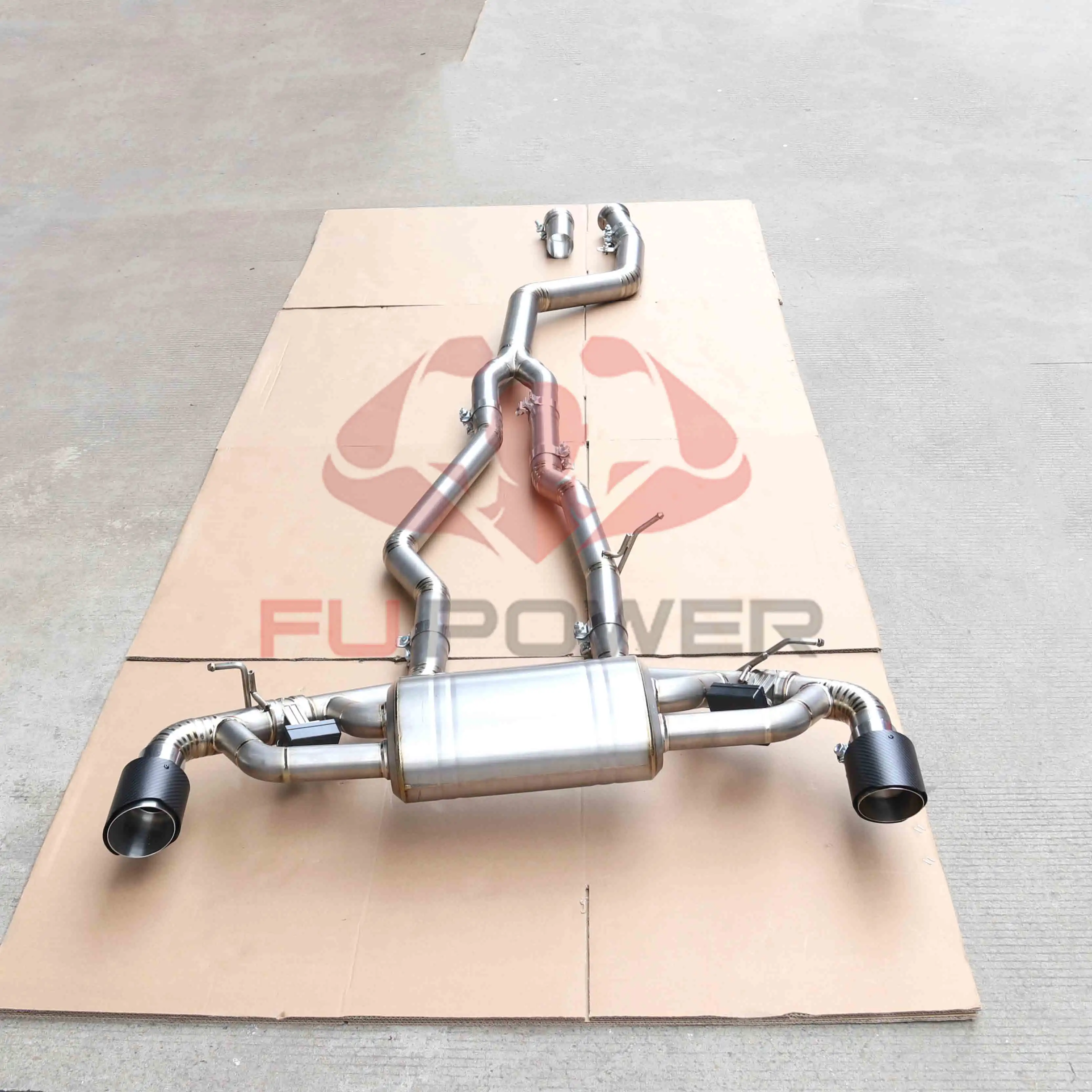 Escape Catback de titanio para Toyota A90 SUPRA 3.0T/2.0T B58 (tubo único) 1