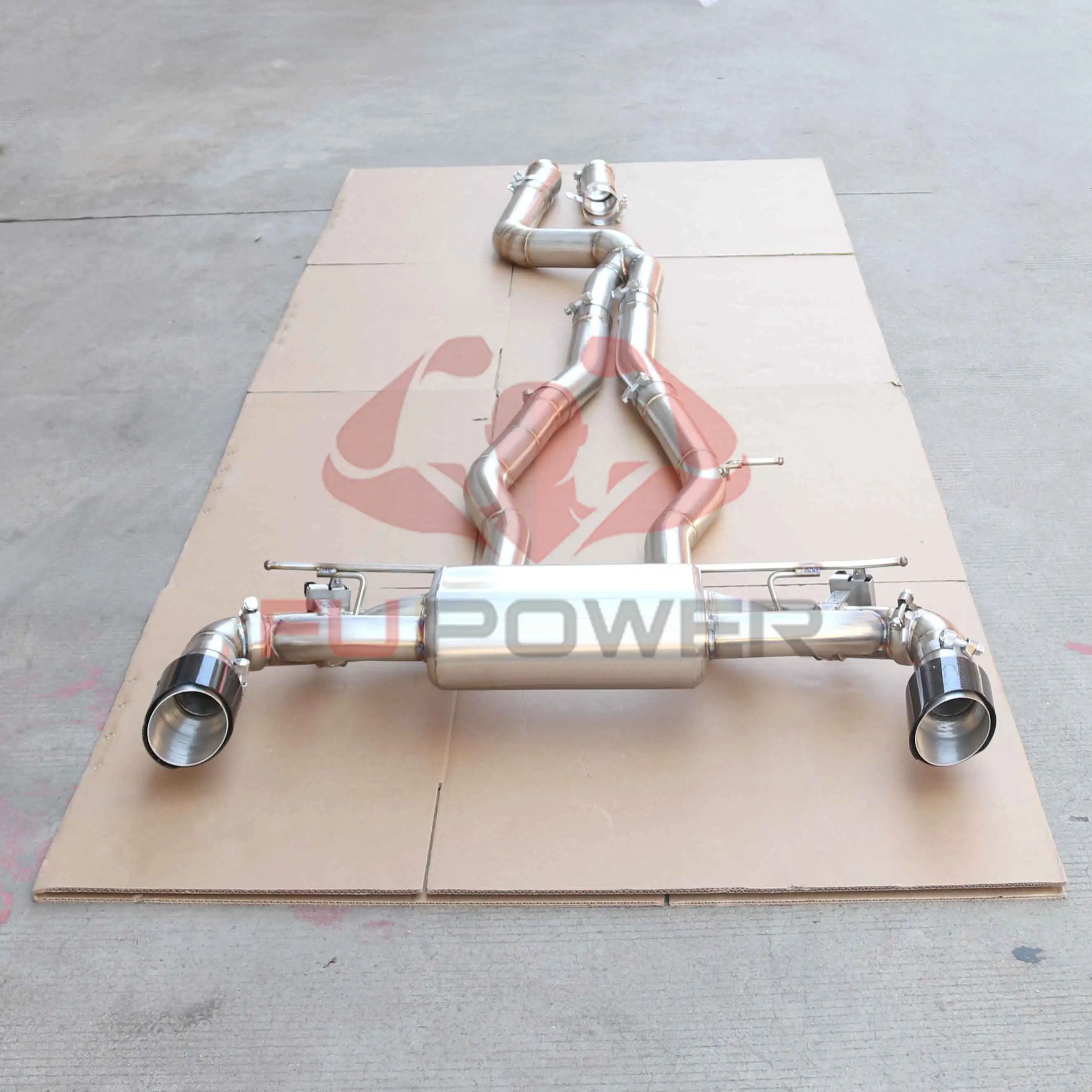 SS304 Toyota A90 SUPRA 3.0T/2.0T B58 Auspuff Catback (Einzelrohr) 1