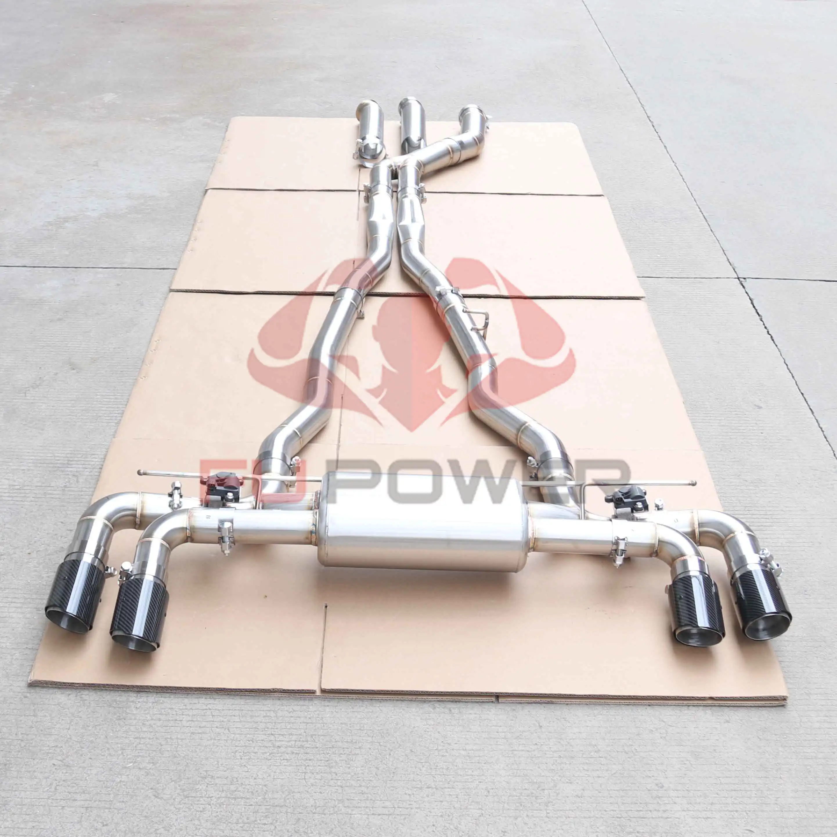 BMW 540i G30 B58 3.0T 2018+ SS304 Catback Einzelrohr 1