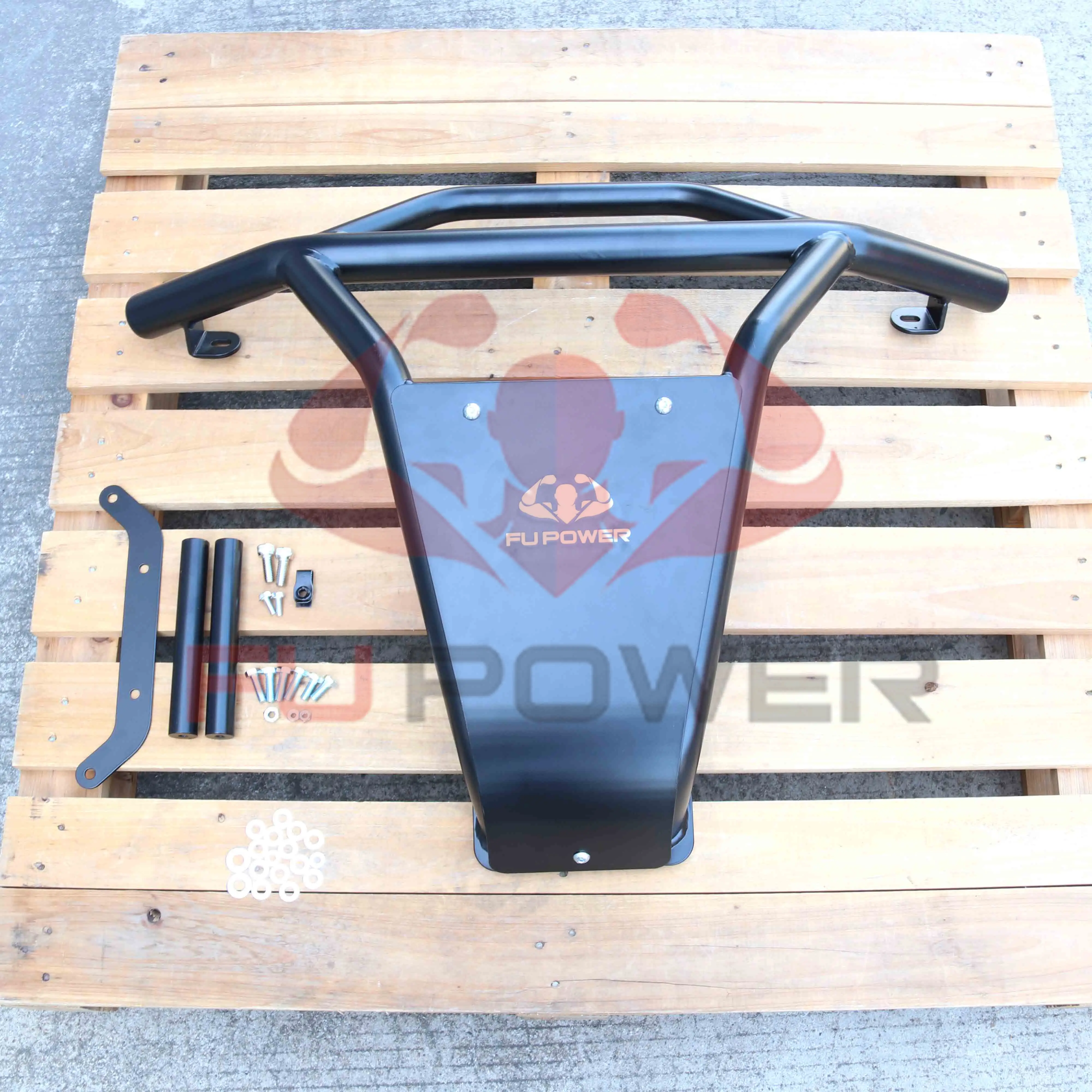 Pára-choque dianteiro Polaris RZR XP PRO 2020+ placa antiderrapante aparafusada 1