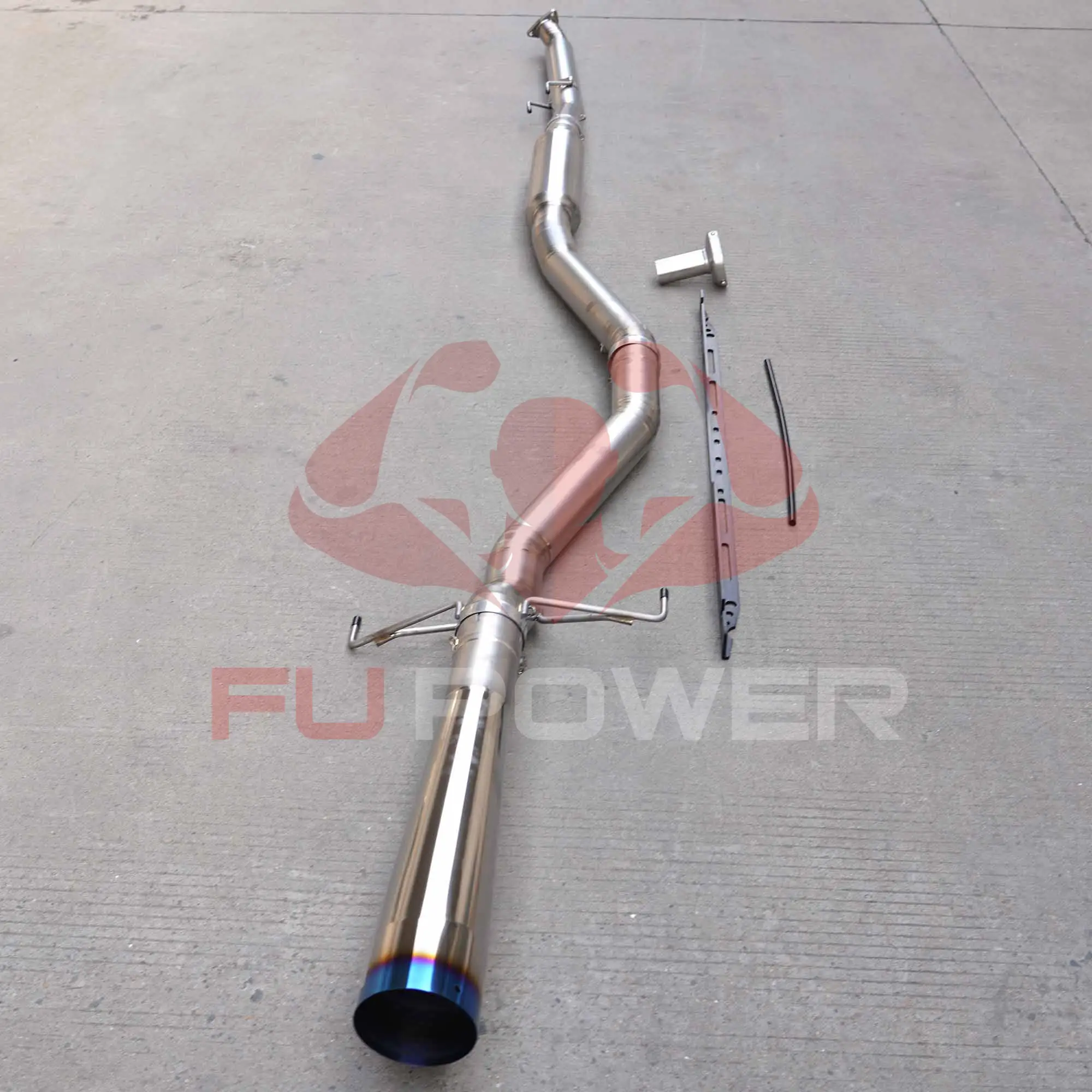 Silenciador de escape de titanio modelo R para Honda Civic Type-R FL5 23+ 1