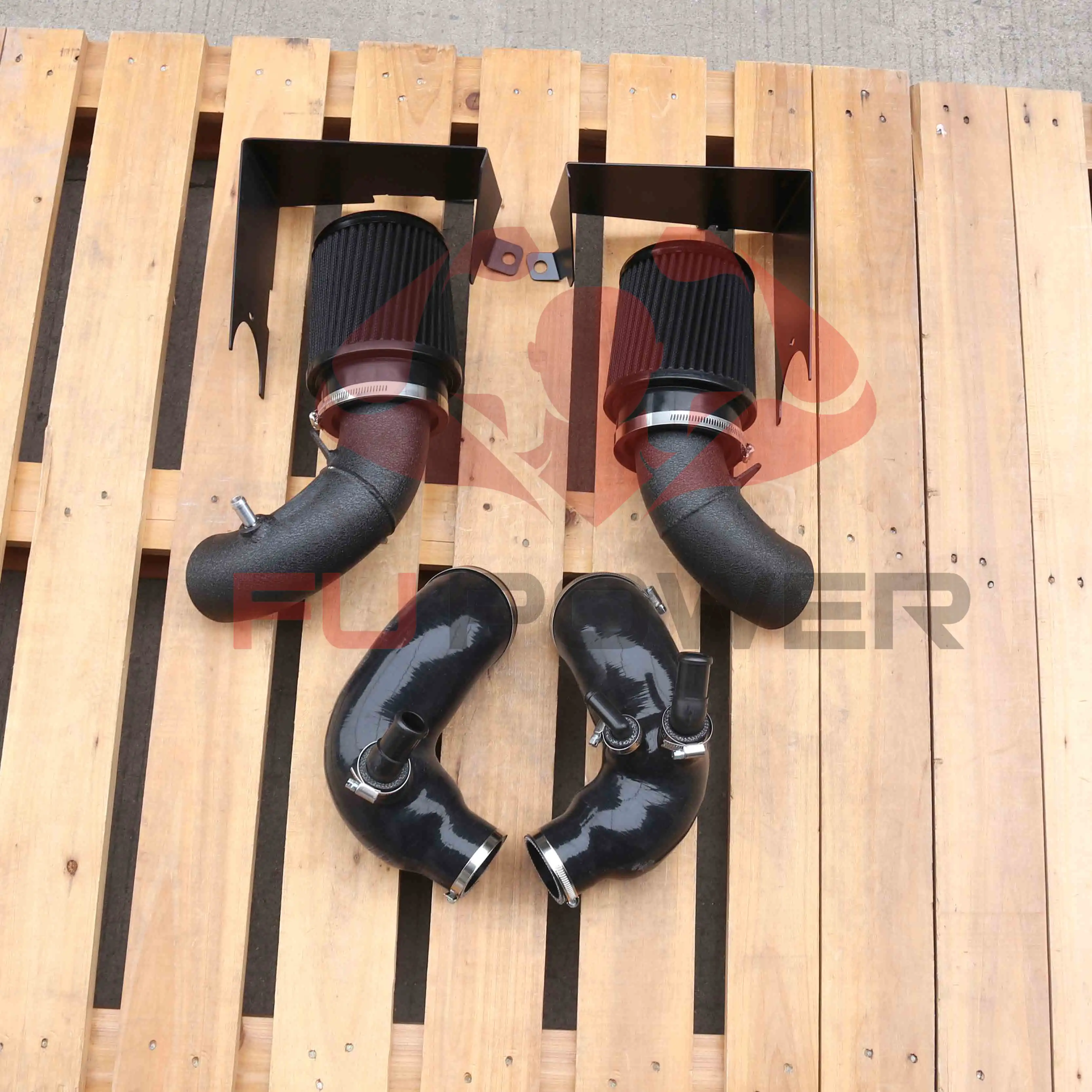 Kia Stinger Genesis G70 3.3L V6 Entradas de turbo de silicona de doble admisión 1