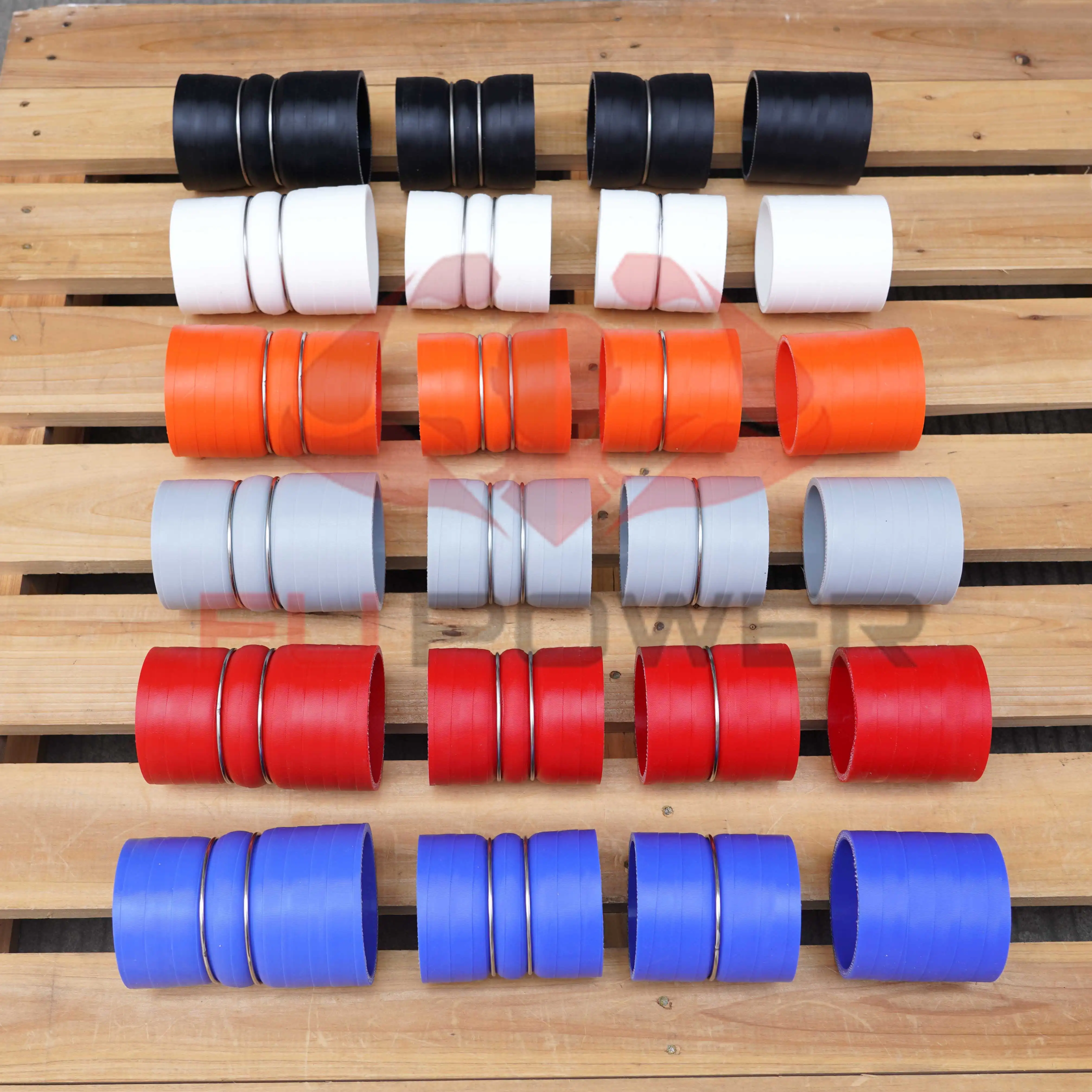 Kit de manguitos de intercooler CAC de silicona de 5 capas para Ford 6.4L Powerstroke 2008-2010 1