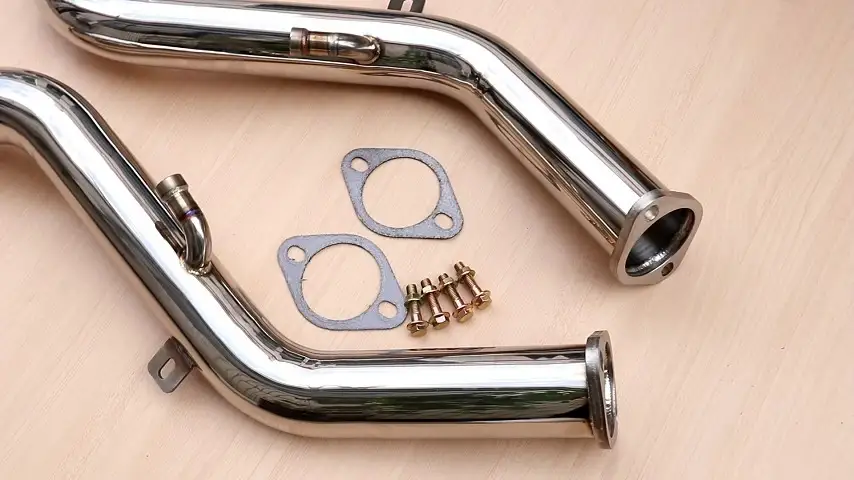 2023+ Nissan Z, 2016+ Infiniti Q50, 2017+ Infiniti Q60 Alpha Catless Full Downpipe Kit 1