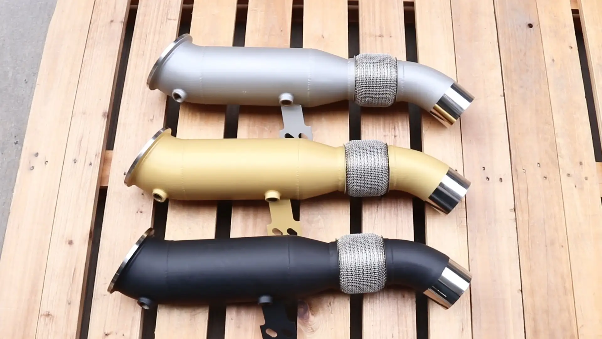 セラミックコーティング SS304 ダウンパイプ B58 M240i G20 M340i G30 540i G01 X3 M40i G02 X4 M40i 2018+ 1