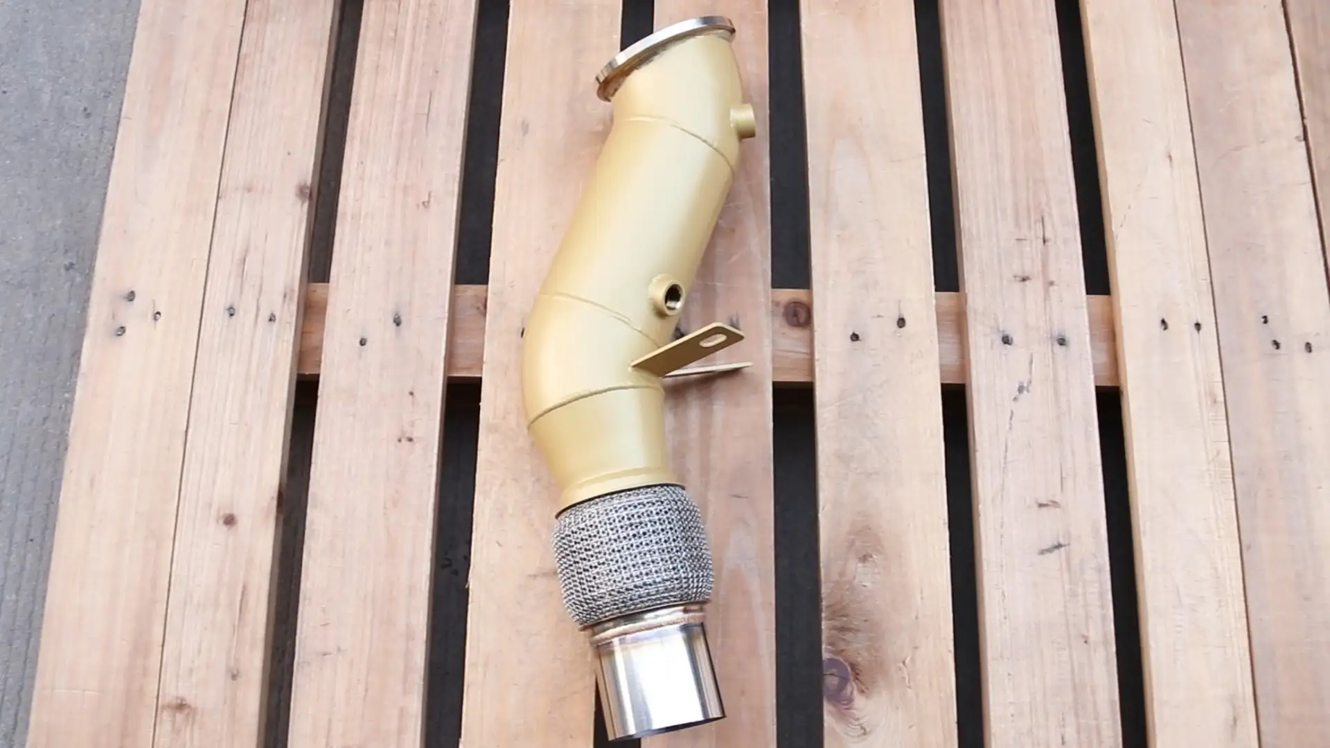 Ceramic Coating SS304 Downpipe BMW 330i IX/530I B48 G20 G30 2016+ 1