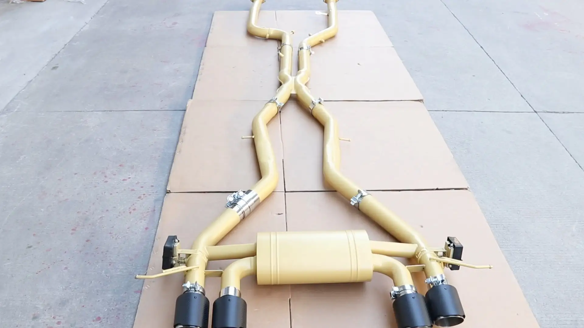 Échappement Catback SS304 avec revêtement céramique pour BMW G80 G81 G82 G83 M3 M4 S58 1