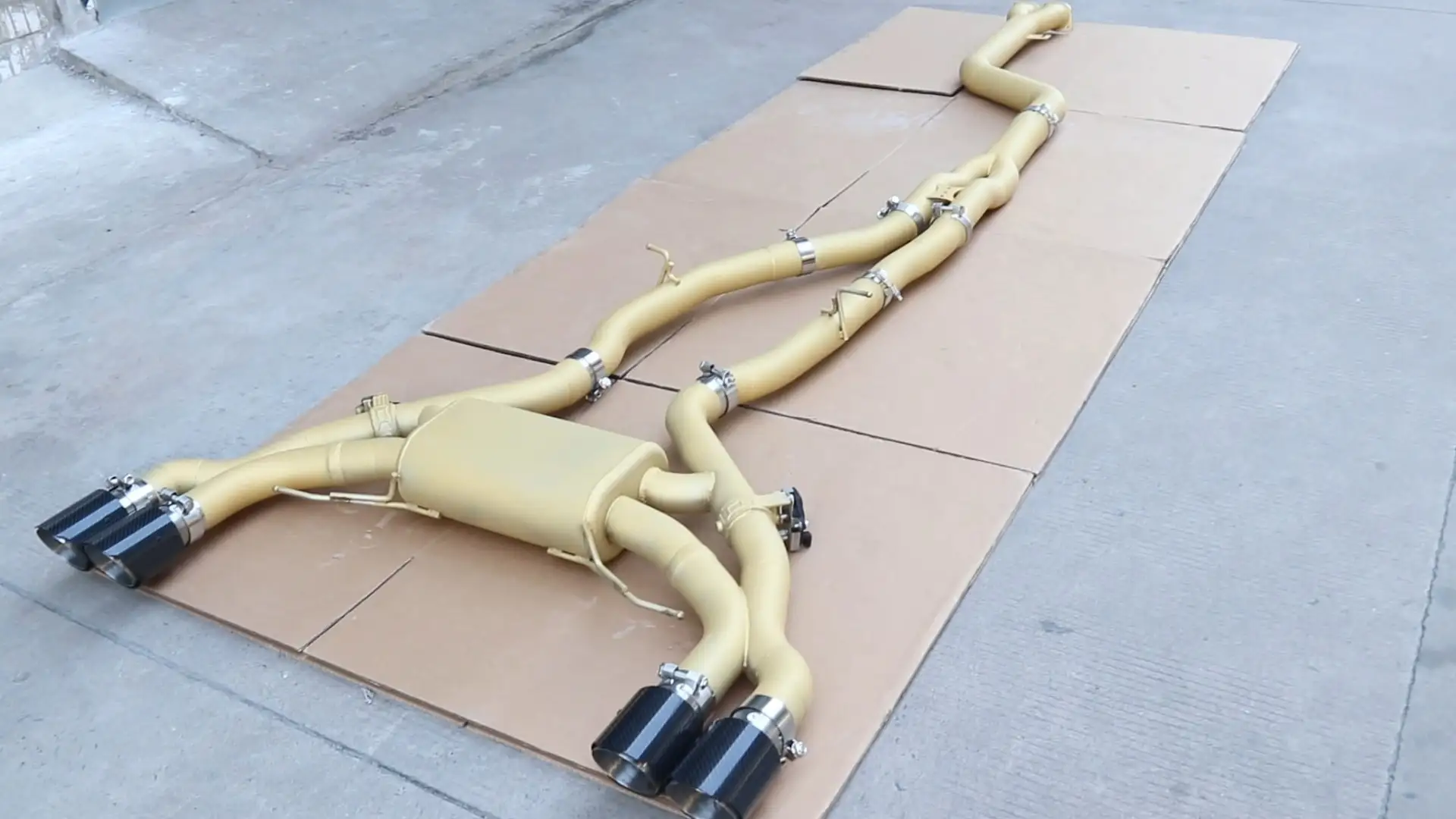 Échappement Catback SS304 avec revêtement céramique pour BMW X3M F97 X4M F98 4.4T S58 3.0T 2019-2022 (sortie unique) 1