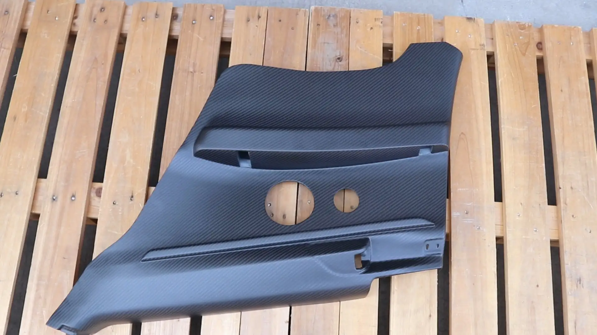 Porta única em fibra de carbono seca para BMW M3 E92 E90 1