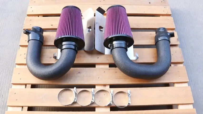 طقم مدخل هواء AMG مقاس 3 بوصات لسيارة مرسيدس بنز C63 GLC63 (s) 1