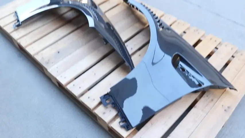 Guardabarros de fibra de carbono forjado para BMW E92 M3 E93 1