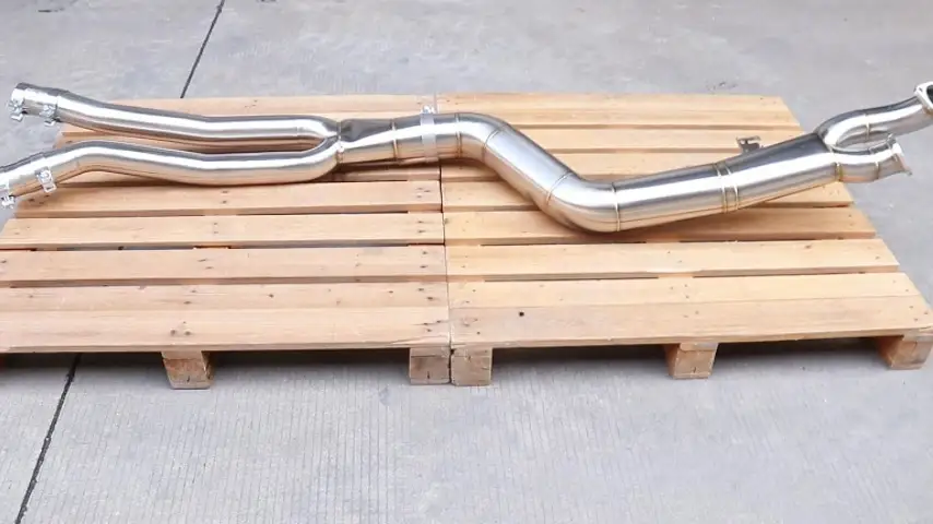 Tubo intermedio simple SS304 de 4,5" para BMW G80, G81, G82, G83, M3, M4 y S58 1