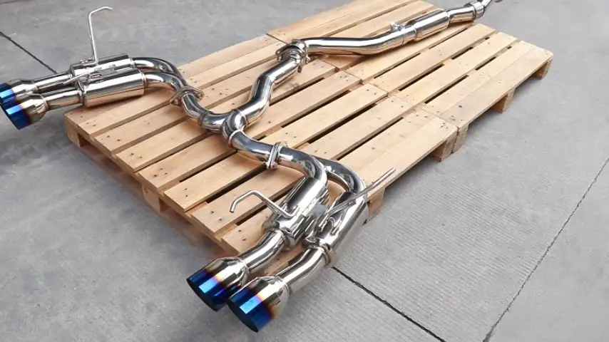 Escape trasero con punta Cat para Subaru WRX STI R400 2015-2019 1