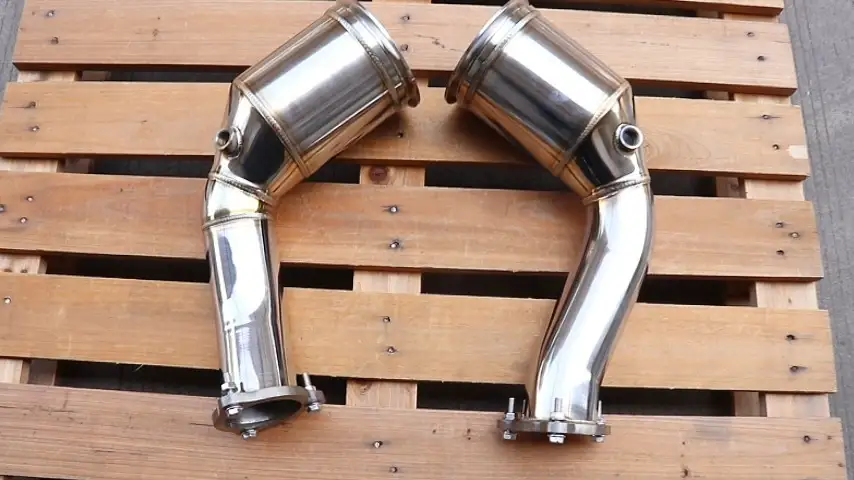 Hochleistungs-Turbo-Downpipe aus Edelstahl SS304 für Audi RS4 RS5 B9 2.9T (2018–2023) 1