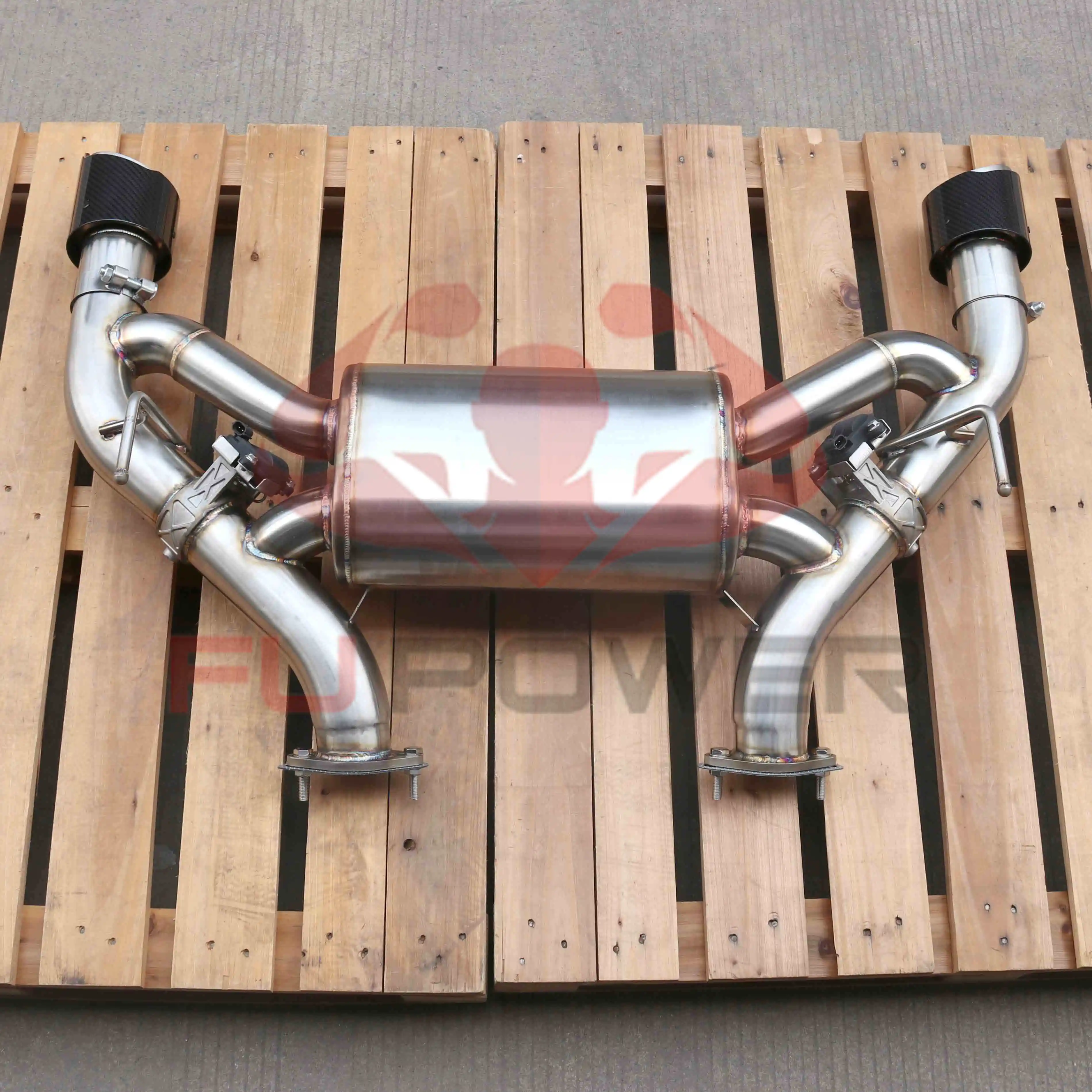Sistema de escape Cat-Back de 3" para Infiniti Q50S Q60S 3.0T VR30DDTT Twin-Turbo 1