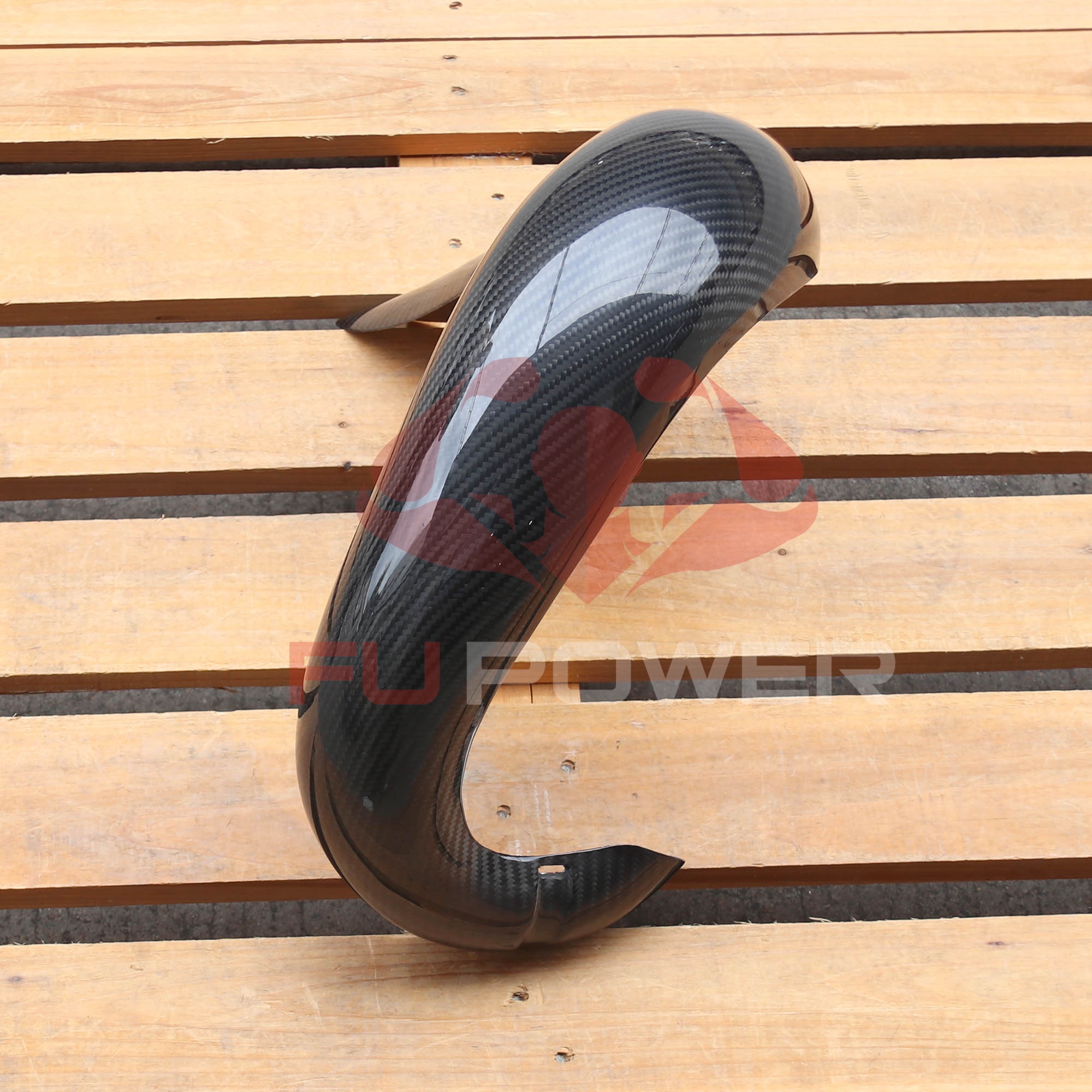 Protetor de Escapamento para Motores 2 Tempos KTM 250 300 2024+ Husqvarna TE250 TE300 TX300 TC250 - Protetor da Câmara de Expansão Fupower 3