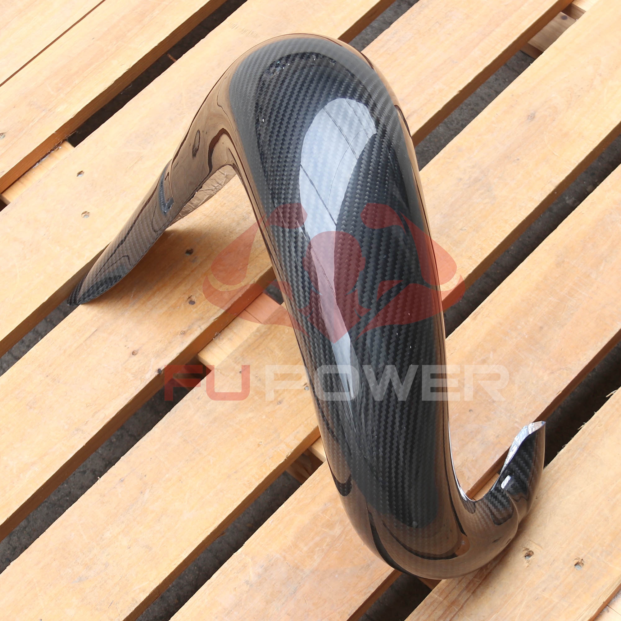 Protetor de Escapamento para Motores 2 Tempos KTM 250 300 2024+ Husqvarna TE250 TE300 TX300 TC250 - Protetor da Câmara de Expansão Fupower 4