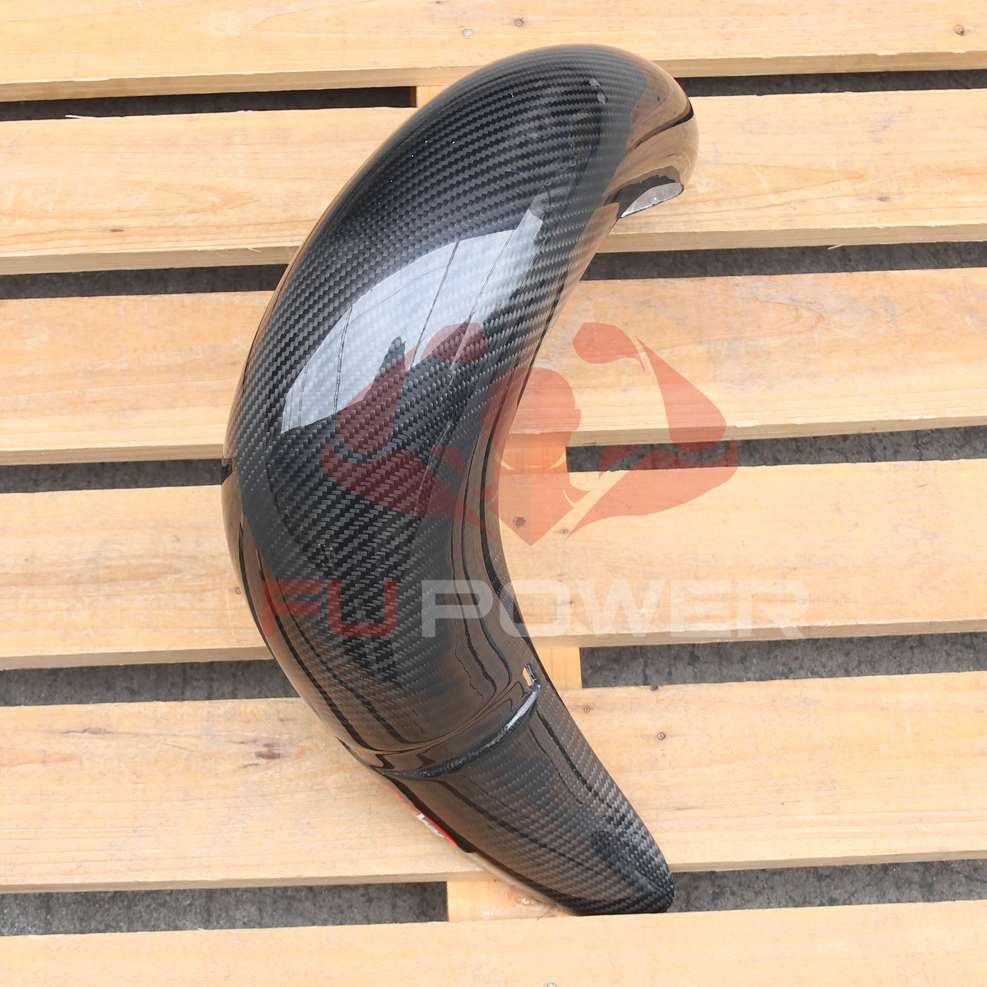 Protetor de Escapamento para Motores 2 Tempos KTM 250 300 2024+ Husqvarna TE250 TE300 TX300 TC250 - Protetor da Câmara de Expansão Fupower 6