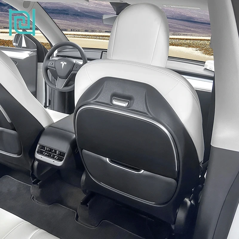 Car Seat Back Table Scalable With Wireless Charging For Toyota Hiace Citroen 1