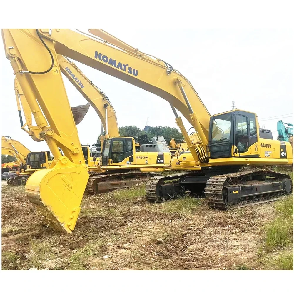 Original hydraulique utilisé du Japon Pc450-8 45ton d'excavatrice de chenille de KOMATSU 1