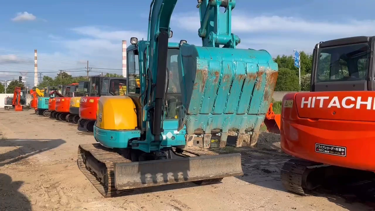 Machine de construction d'excavatrice utilisée par ingénierie Kubota en bon état, KX155 Kx155-5 KX163-5 5 tonnes 6 tonnes 7 tonnes 1