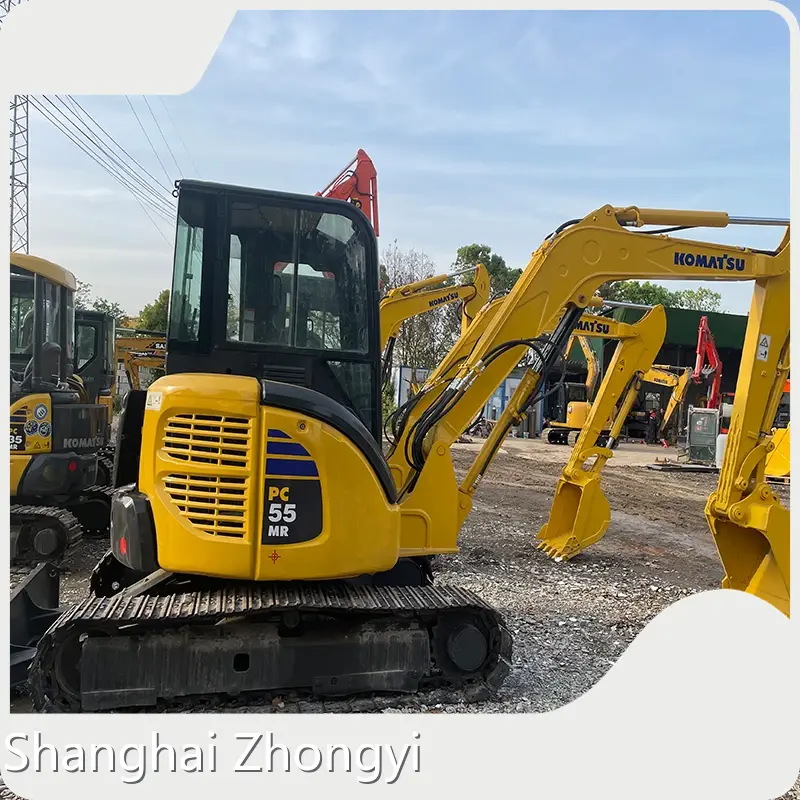 Used Mini Excavators for Sale Directly Sale for Engineering Construction5.5ton PC55 Excavator 1