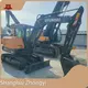 Best Valuesmall Wheeled Excavator for Construction Site 36.2kw/2200rmp Hyundai60 1