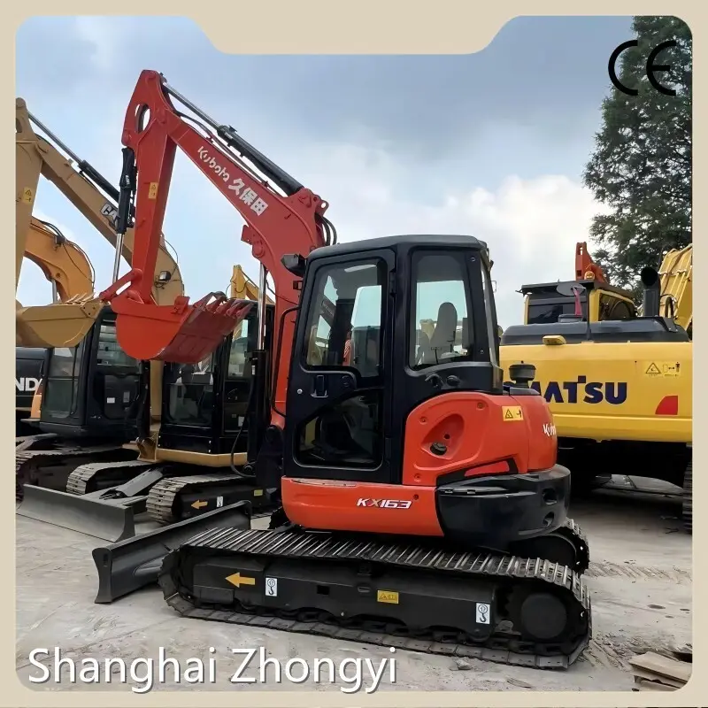 Bulk Used Mini Excavator High safety for Agricultural Production 1