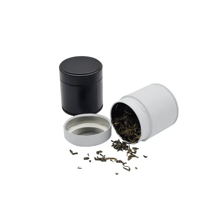 Wholesale Oem Custom Round Coffee Powder Tin Can Coffee Bean Airtight Tin Box With Air-Tight Lid Easy Open Lids 1