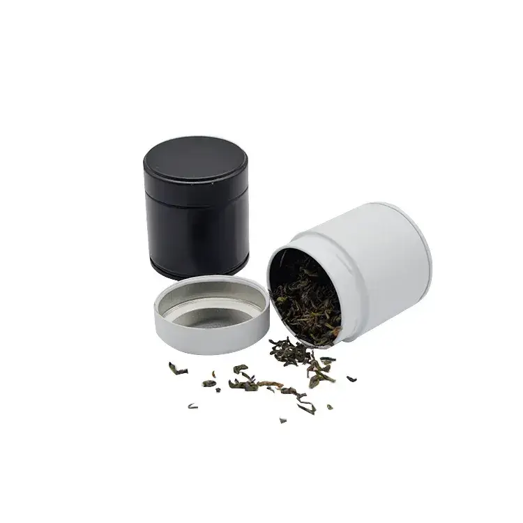 Round Tea Tin: Classic And Elegant Design 1