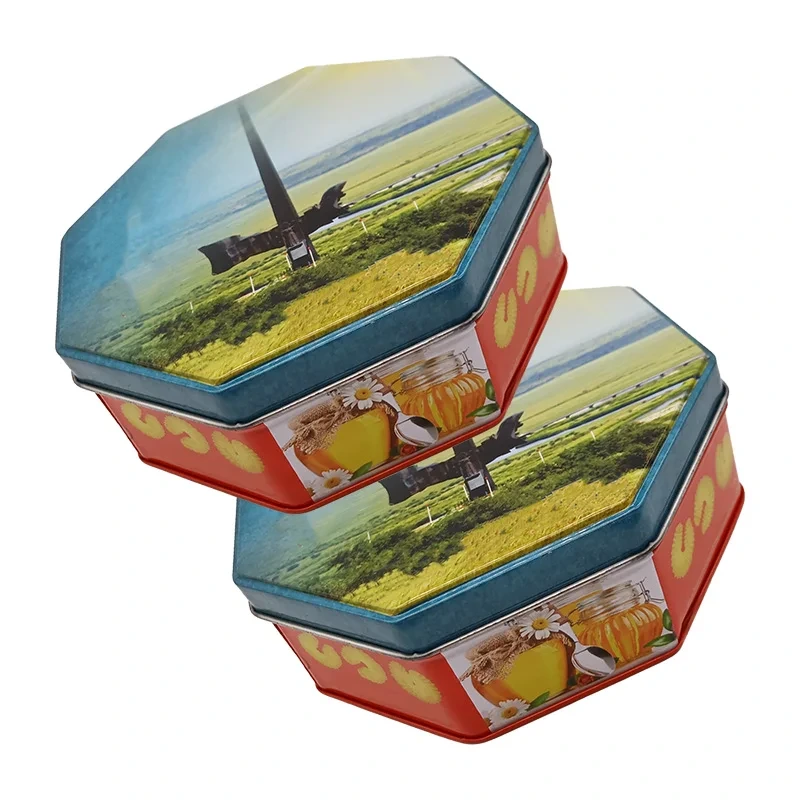 Wholesale Custom Food Grade Rectangular Shape Tin Container Chocolate Gift Metal Packaging Box Tin Box 1