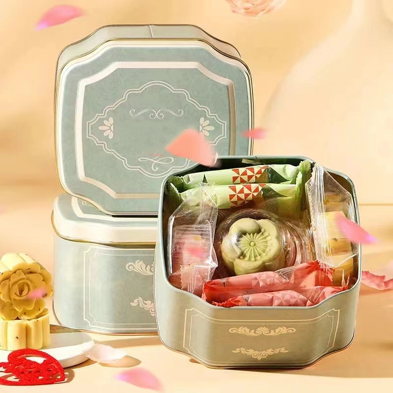Contenedores de hojalata con tapas Impresión offset de Xinhao Package 2