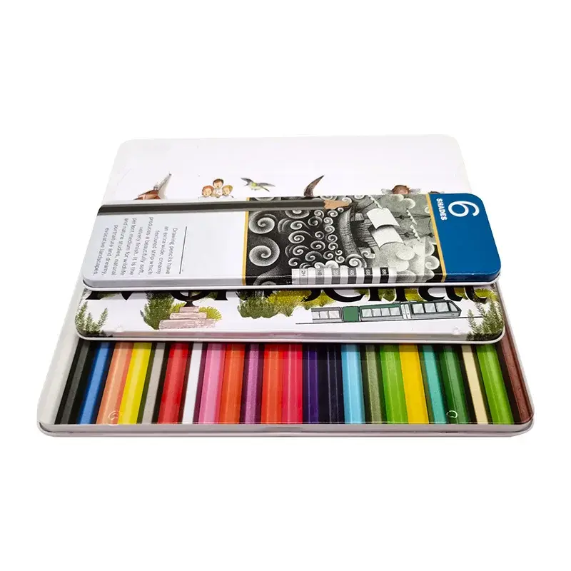 Étui à crayons en gros en métal accepté de haute qualité 3