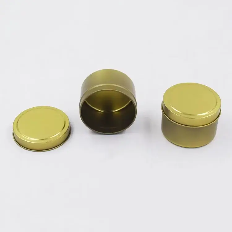 Latas pequenas de metal com tampas B050 logotipo personalizado Acceptablecompany 6