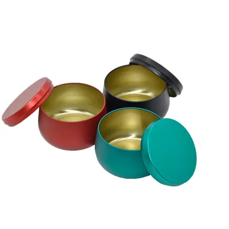 Latas de velas pequenas com tampa CYMK da Xinhao Package 3