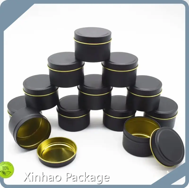 Boîtes de 4 oz en gros trois couleurs/emballage Xinhao personnalisé marque B050 1