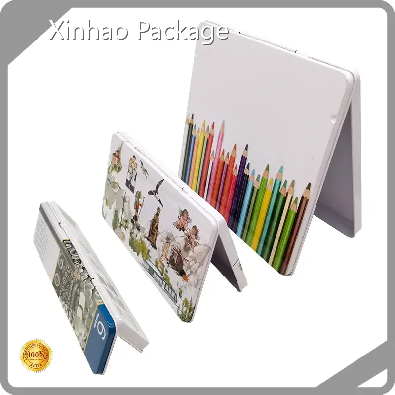 Emballage personnalisé Xinhao pour l'industrie des boîtes en fer blanc, vente en gros de conteneurs en étain personnalisés 1