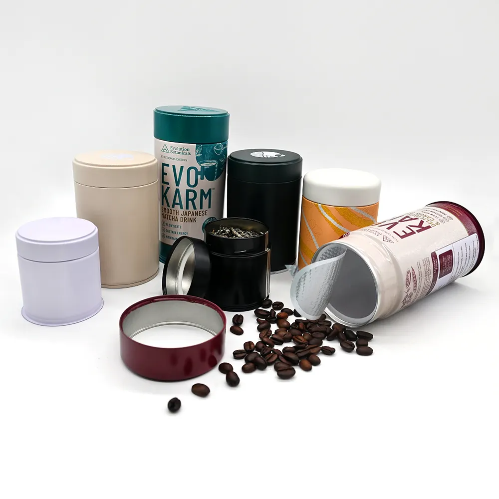 Xinhao Package Tea Tin Wholesale Suppliers Back:gold/gloss Tea Tin Wholesale Supplierssupplier 2