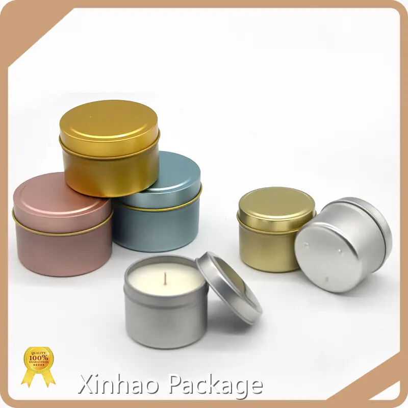 2 Oz Gold Candle Tins Bulk Buy Packing Items Xinhao Package 1