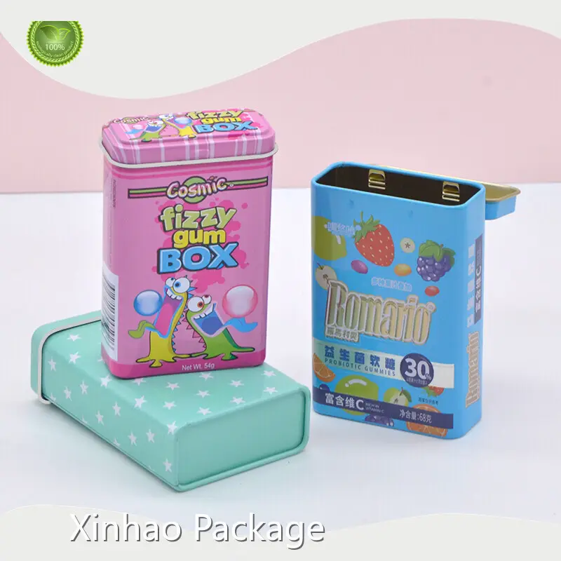 Xinhao paquet boîtes de conserve en gros CANDY boîtes de conserve en gros fabricant 1