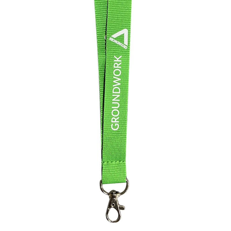 RPET-Lanyard mit individuellem Logo – umweltfreundliches Bandmaterial 1