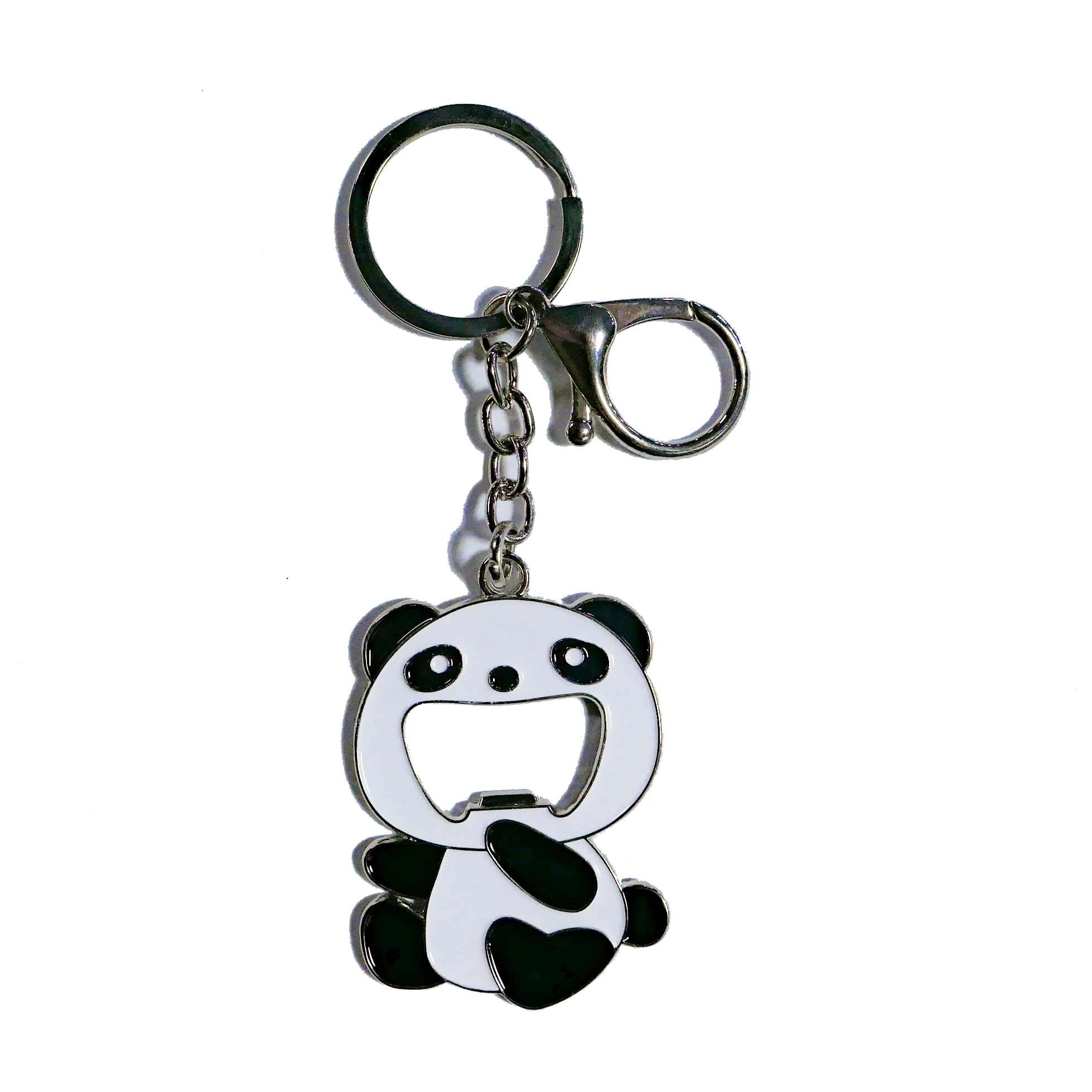 Ouvre-bière magnétique en métal avec logo personnalisé, ouvre-bouteille en acier inoxydable vierge panda 1