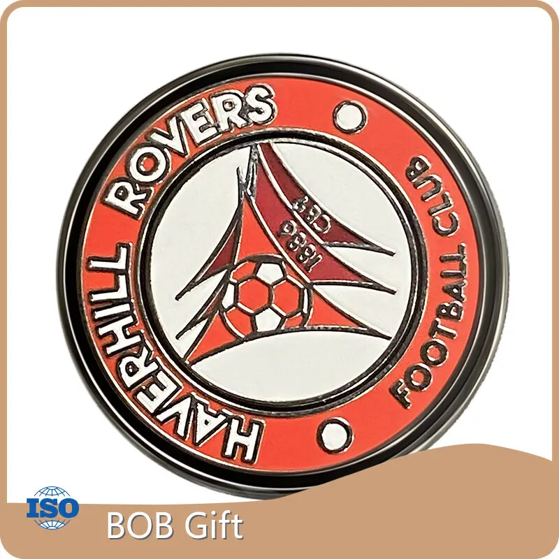 Custom Made Pins and Badges Die Cutting Printing by BOB Gift 1