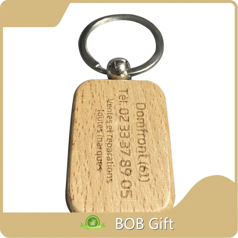 Personalised Wooden Keyrings Daily Life by BOB Gift 1