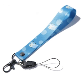 Mousqueton de haute qualité, lanière courte, porte-clés avec Logo personnalisé, sangle de clé avec mousquetons 1