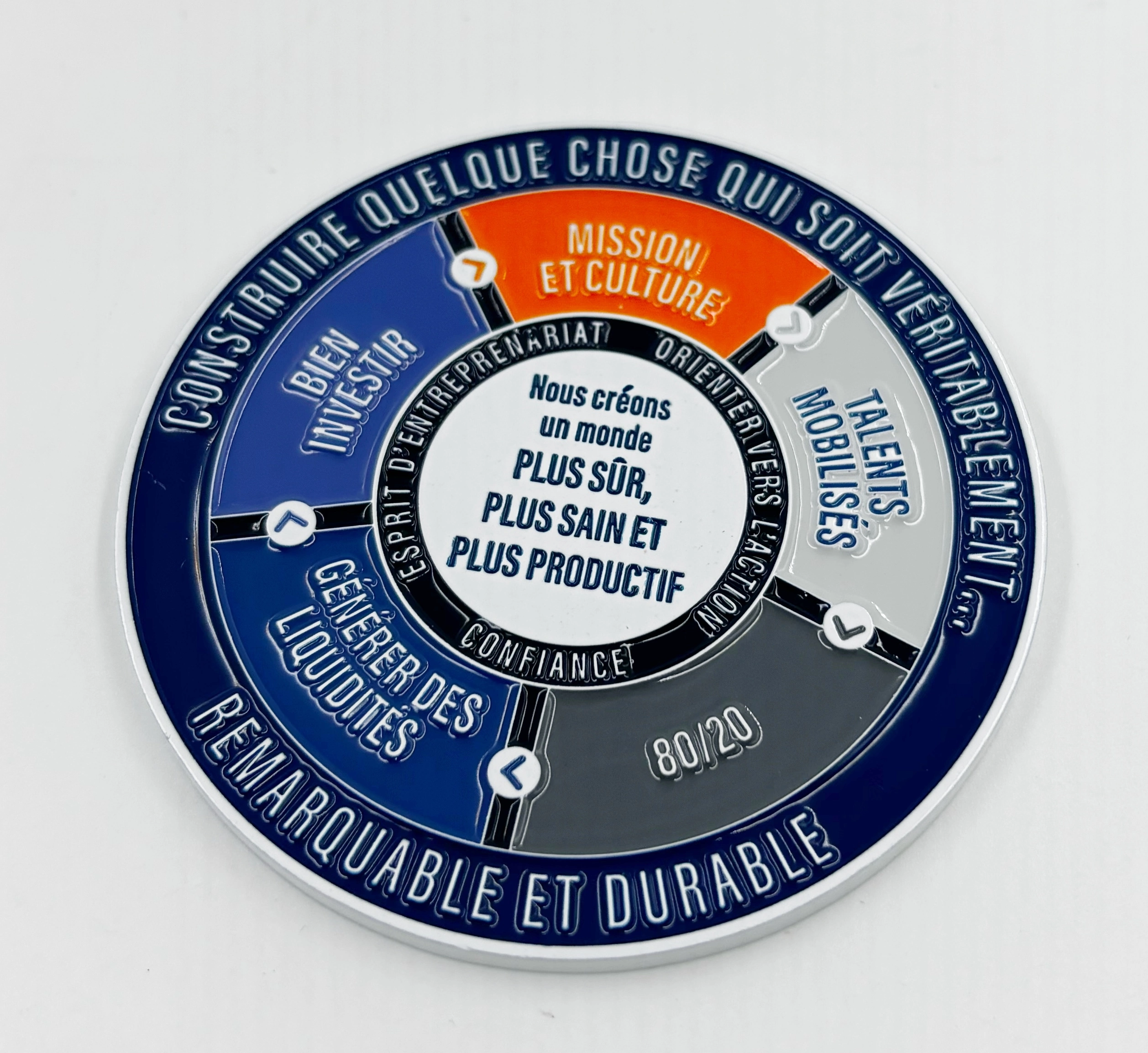 Custom Die-Cast Medal with Durable Bake Painting and Protective Oil Polish 1