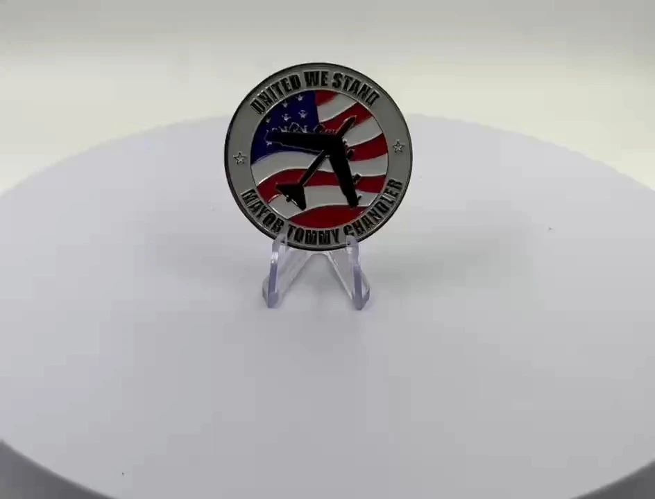 Stainless Steel Mayoral Campaign Coin — Union, Justice, Confidence 1