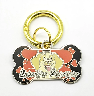 Cute Bone Shaped Keychain Metal Keychain High Quality Custom Keychain 1