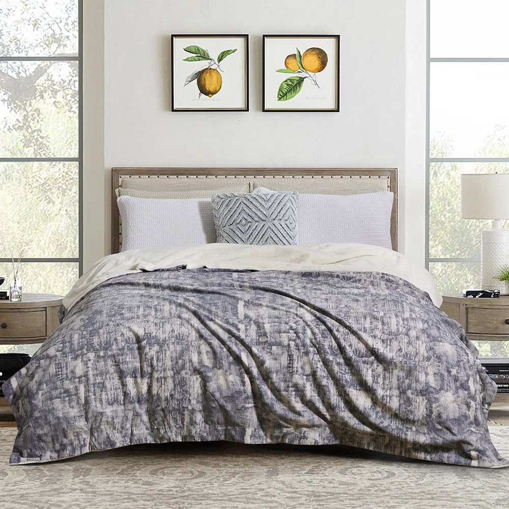 Sherpa Cozy Throw Blanket 100 Microfiber Luxurious Warm Winter Comfort